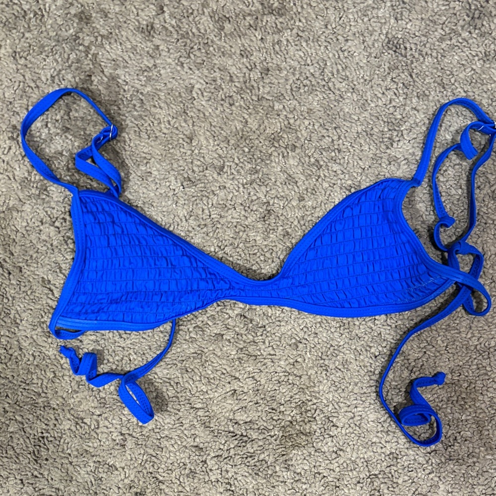Shein Vibrant Blue Bikini Top